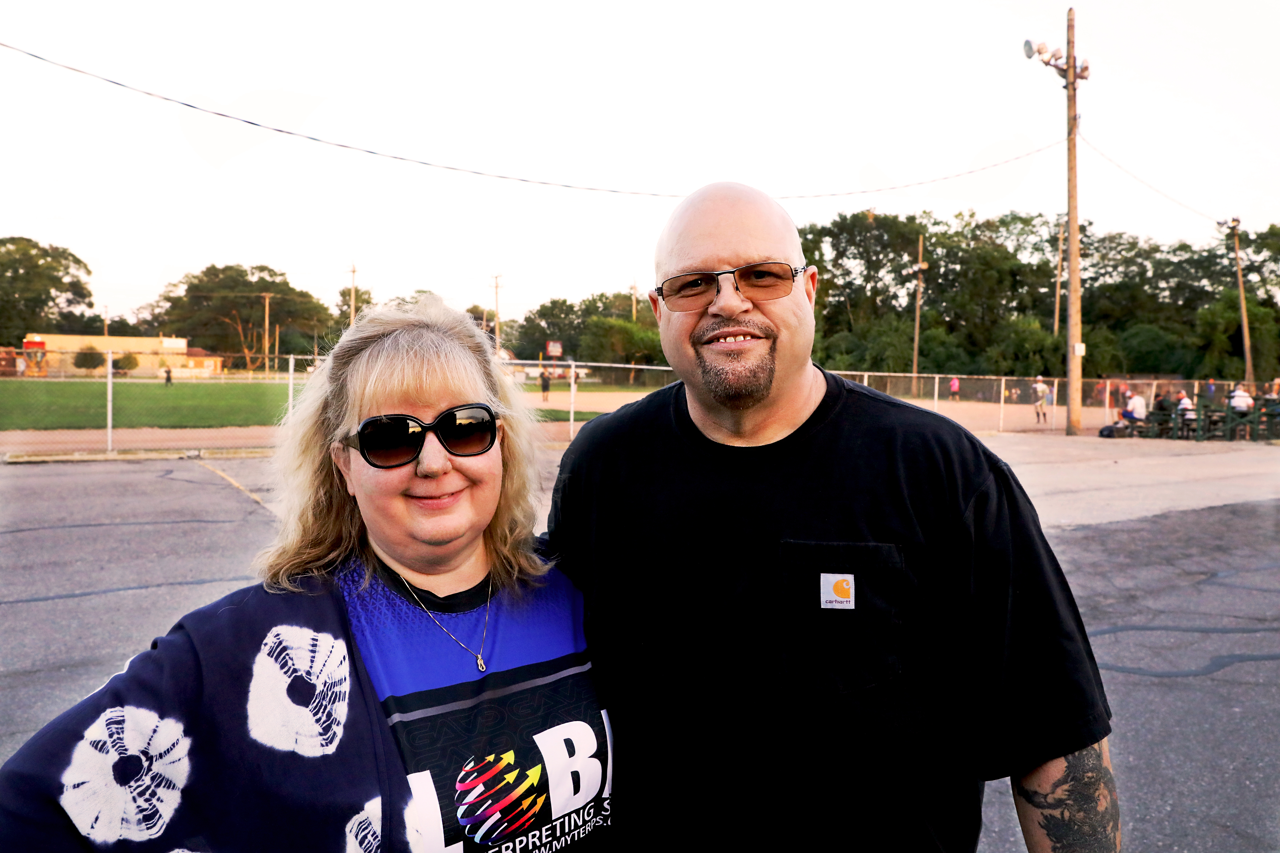 Dawn and Dano baseball game
